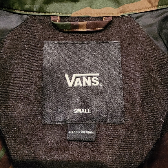 Vans Camo Windbreaker Jacket Men’s Small Lightweight - Picture 2 of 8